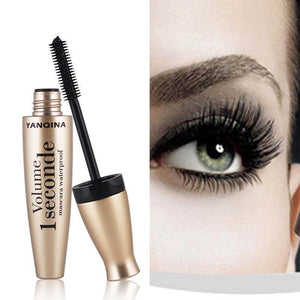 4D Fiber Mascara Long Eyelash Silicone Brush Curving Lengthening Mascara Waterproof Longlasting Makeup Eye Cosmetic