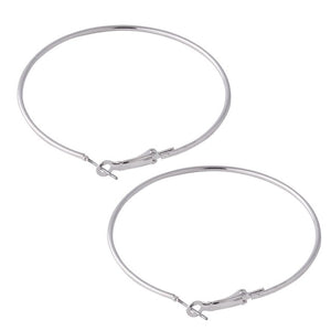 Fashion Big Hoop Earrings 2019 Hot Sale Geometric Statement Earring For Women Hypoallergenic Gold Silver Round Ear Rings Jewelry