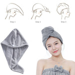 Load image into Gallery viewer, Women Bathroom Super Absorbent Quick-drying Thicker microfiber Bath Towel Hair Dry Cap Salon Towel rapid drying hair towel

