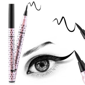 Ultimate 1 Pcs Black Long Lasting Eye Liner Pencil Waterproof Eyeliner Smudge-Proof Cosmetic Beauty Makeup Liquid Pink dots