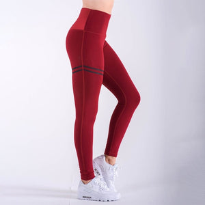 Womens Clothing Sexy High Waist  Gym Leggings Sport Rave  Slim fit Leggings Push Up Solid Color Hip Temperament Leggings