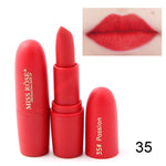 Load image into Gallery viewer, New MISS ROSE Lipstick Matte Waterproof Velvet Lip Stick 18 Colors Sexy Red Brown Pigments Makeup Matte Lipsticks Beauty Lips
