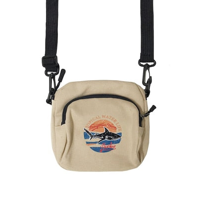 Women Canvas Bag Fashion Mini Cell Phone Bag With Zipper Korean Crossbody Bag For Female Ladies Shoulder Bag Bolsa Feminina