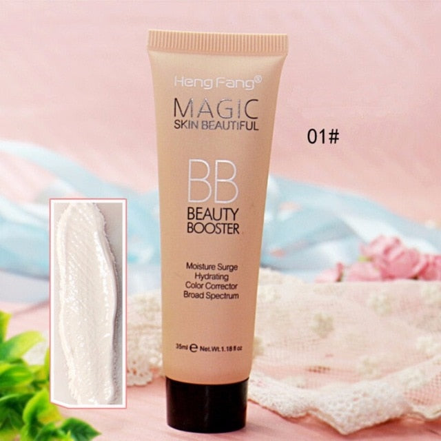 1Pc HengFang 3 Kinds Skin Color Natural Brighten Base Makeup Concealer Long Lasting Face Whitening Foundation BB Cream TSLM1