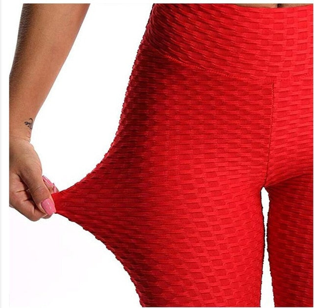 2020 New Bumps Style Leggings Put Hip Fold Elastic High Waist Legging Breathable Slim Pants