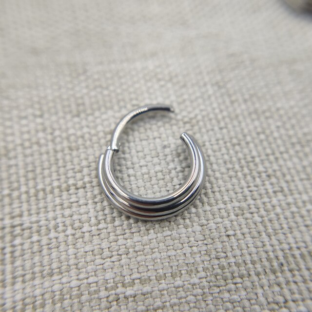 16G Implant Grade Titanium ASTM F136 Hot Sexy New Hinged Segment Ring Body Jewelry for Septum Helix Ear Piercings