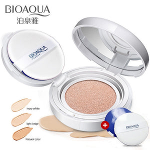 BIOAOUA Sunscreen Air Cushion BB CC Cream Concealer Moisturizing Foundation Whitening Makeup Bare For Face Beauty Makeup care